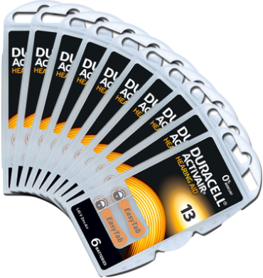 Duracell size 13 hearing aid batteries pack of 60 - buy online UAE Dubai Abu Dhabi Sharjah