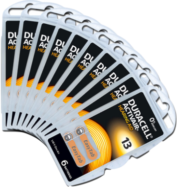 Hearing Aid Battery Duracell 13
