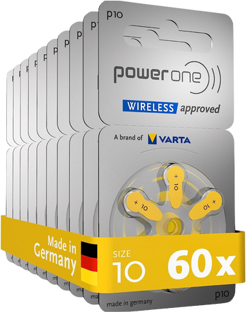 Hearing Aid Battery Powerone 10